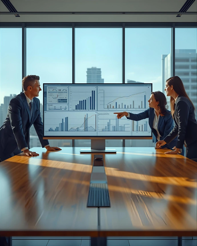 Enterprise ERP dashboard integrating finance, inventory and HR systems in Djibouti